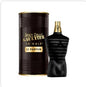 Black perfume bottle and canister with Jean Paul Gaultier