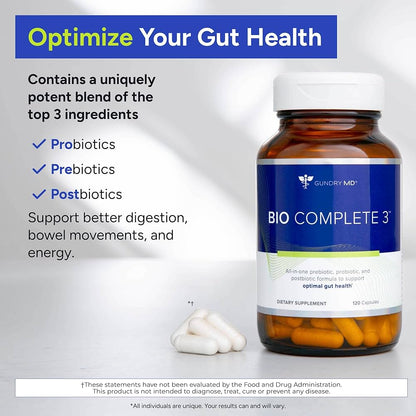 Gundry MD Bio Complete 3 Supplement 60 Capsules