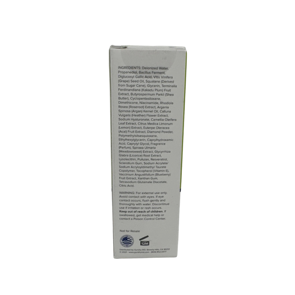 Gundry MD Polyphenol Dark Spot Diminisher Serum 1oz – Advanced Skin Brightening & Dark Spot Correcting Formula