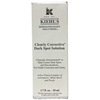 Kiehl's Clearly Corrective Dark Spot & Discoloration Solution 1.7 oz 50 mL NEW