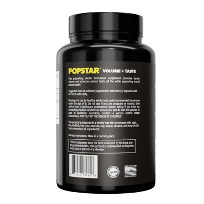 POPSTAR Semen Volume Supplement-Men's Semen Health & Fertility-Doctor Formulated