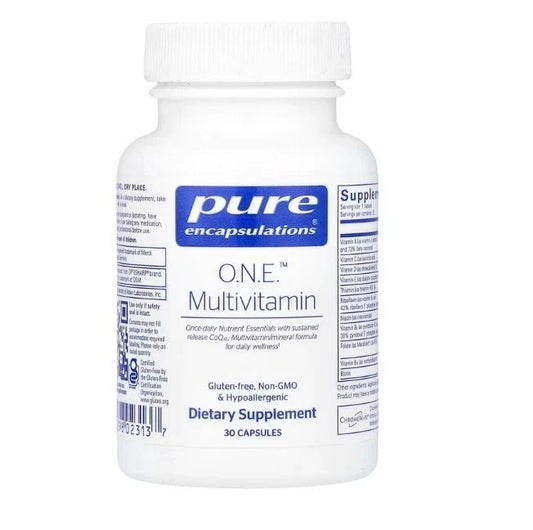 O.N.E. Multivitamin Supplement – Daily Nutrient Support for Energy & Wellness, 30 Capsules