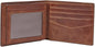 Fossil Men’s Derrick RFID-Blocking Leather Bifold Wallet with Flip ID Window