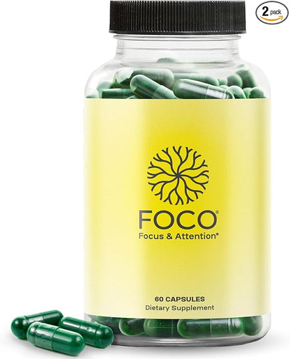 Think Foco Brain Supplement – Focus, Memory & Mental Clarity Support | 60 Capsules