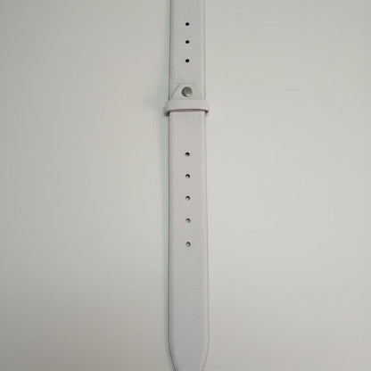 Handmade White Hair on Hide Leather – Mens White Belt for Golf & Summer Wedding