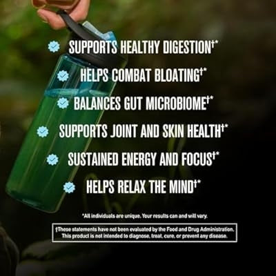 ROUNDHOUSE PROVISION Morning Kick – Zero Sugar Greens Superfood Powder | Strawberry Lemonade | 30 Servings