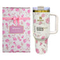 LoveShackFancy x Stanley Quencher H2.0 FlowState Tumbler 40 oz – Ribbon Rosa Limited Edition